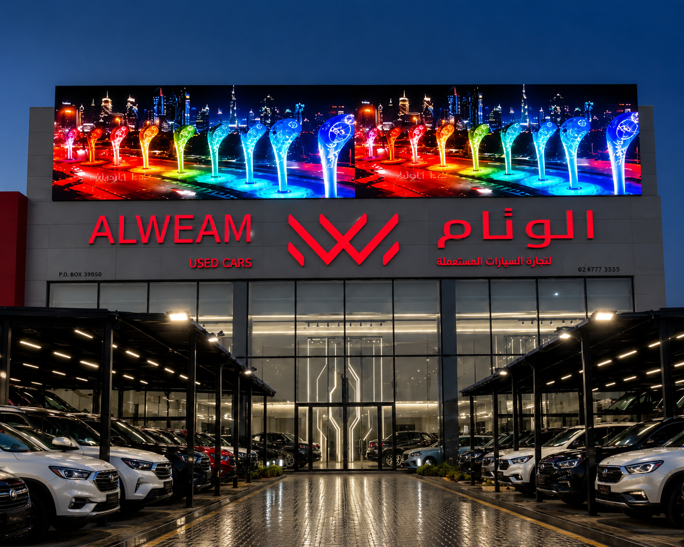 P6.67 Outdoor LED Screen | Rear Access Cabinets
